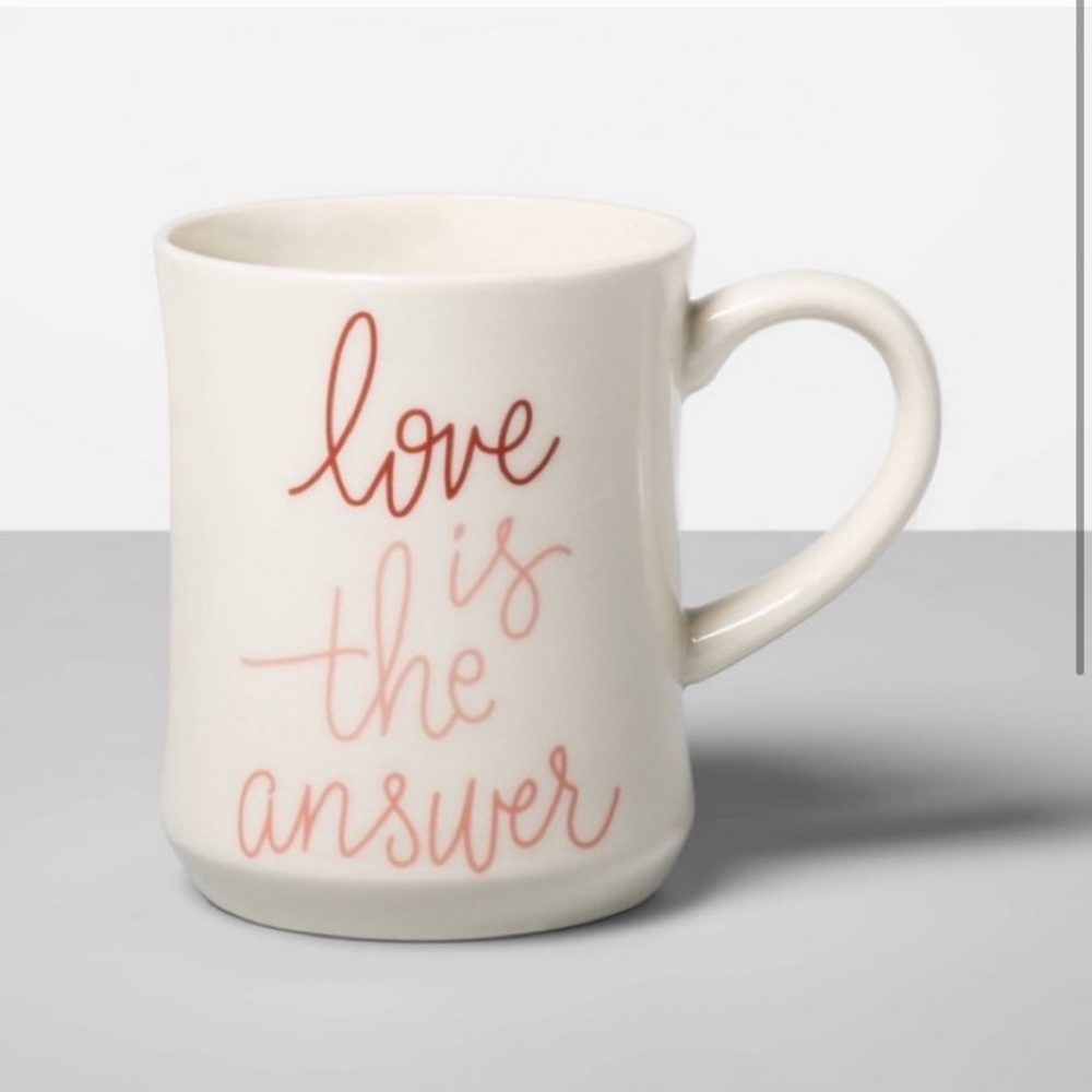 OpalHouse Stoneware Coffee Mug Love Is The Answer